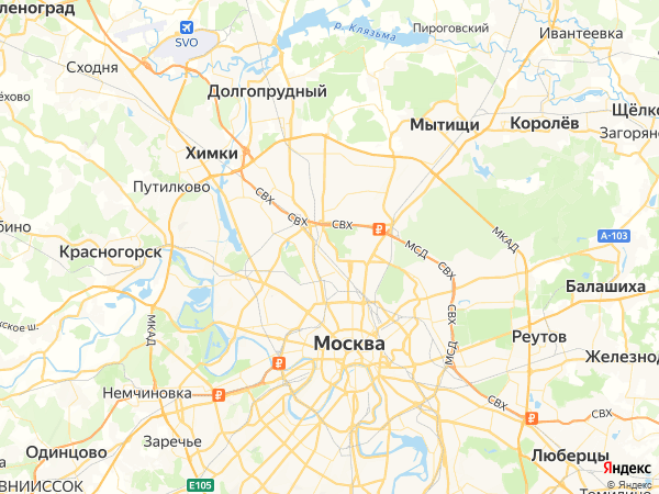 Клиника «ЕвроМед А» на Марфинской на карте