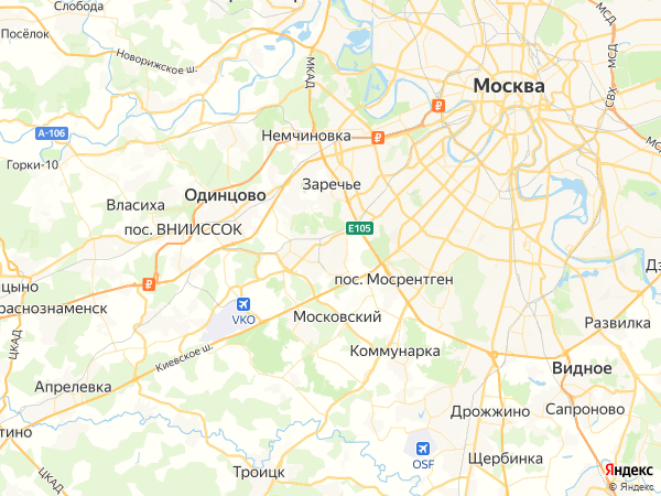 Семейный медицинский центр в Солнцево на карте