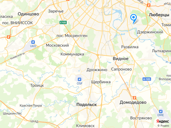Дент Престиж на карте