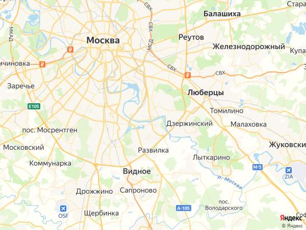 Европейский стиль на карте