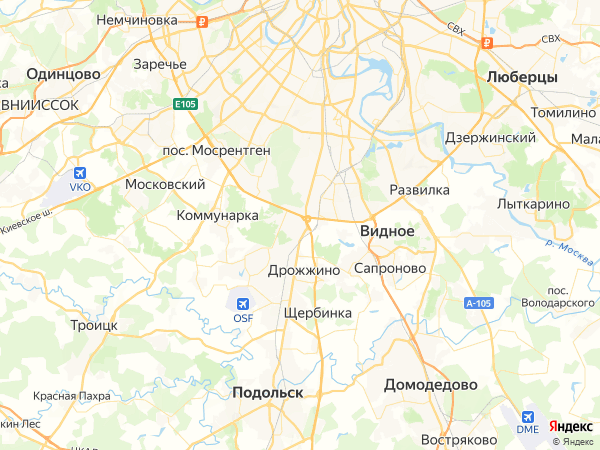 Андромед на карте